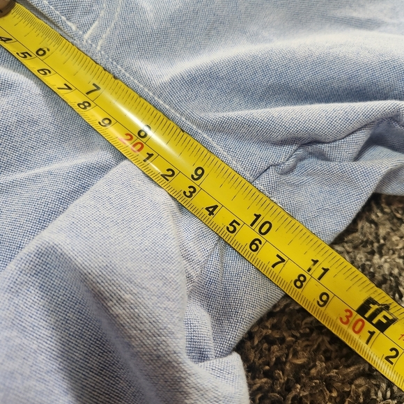 Columbia PFG Light Blue Cotton Chino Size 10L 10 Inch Inseam - Picture 14 of 15